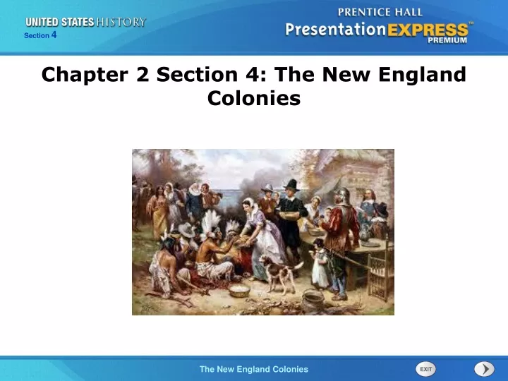 chapter 2 section 4 the new england colonies