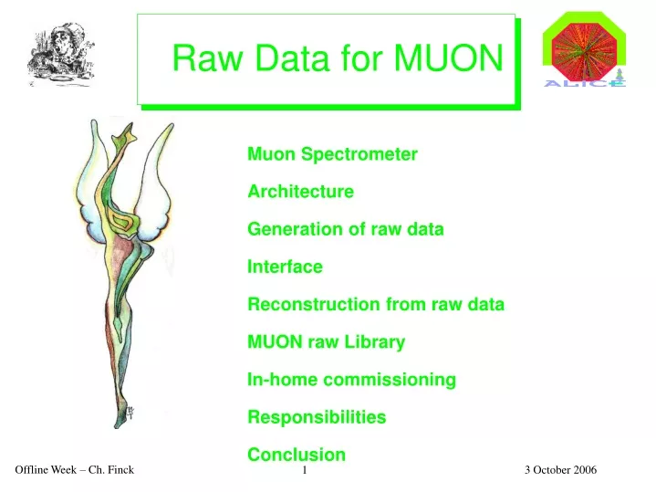 raw data for muon