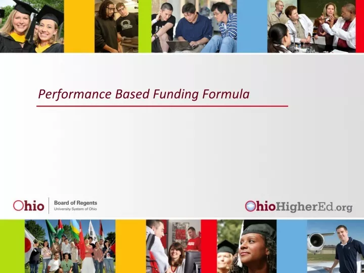performance based funding formula