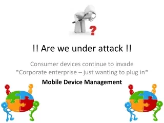 !! Are we under attack !!