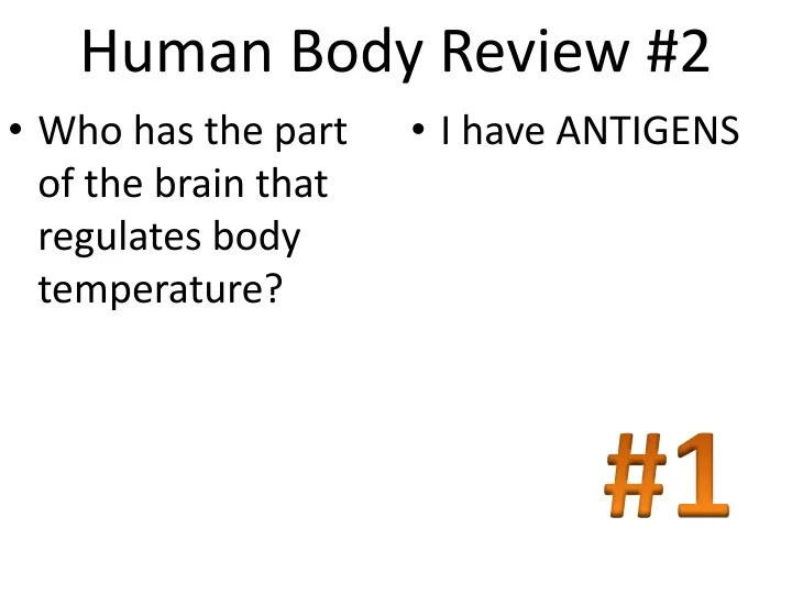human body review 2