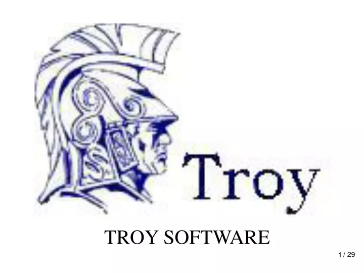 troy software