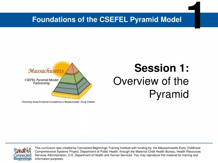 session 1 overview of the pyramid