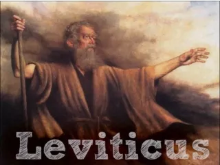 Leviticus 8 – 15