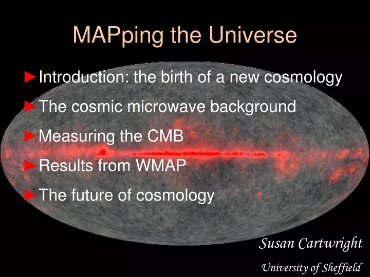 mapping the universe