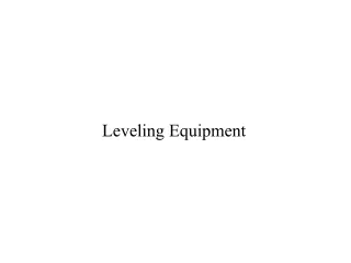 Leveling Equipment