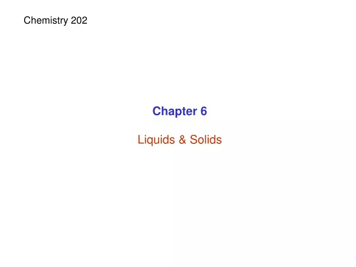 chemistry 202