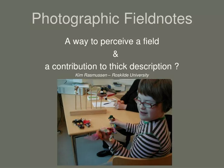 photographic fieldnotes