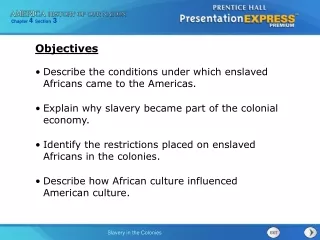 Describe the conditions under which enslaved Africans came to the Americas.