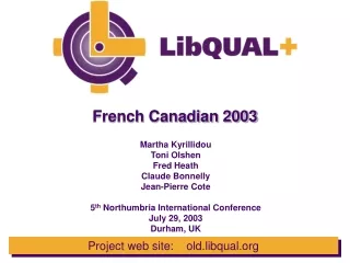 French Canadian 2003