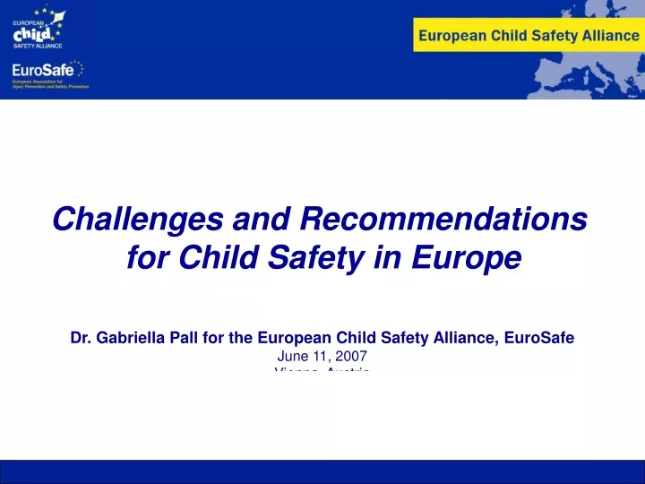 challenges and recommendations for child safety