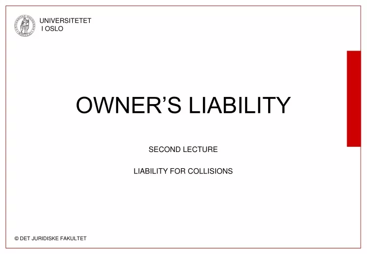 owner s liability