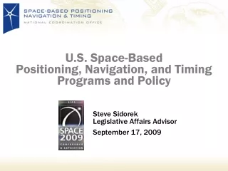 U.S. Space-Based  Positioning, Navigation, and Timing Programs and Policy