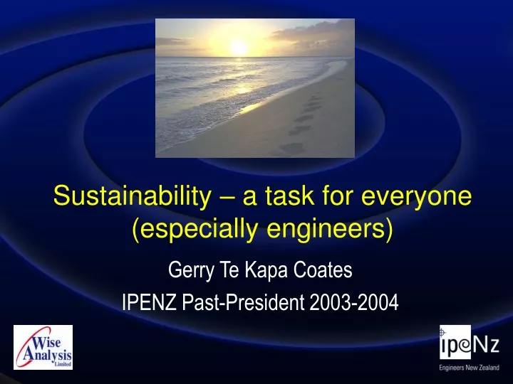 sustainability a task for everyone especially engineers