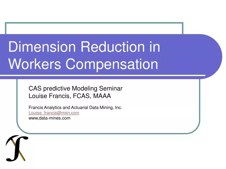 dimension reduction in workers compensation