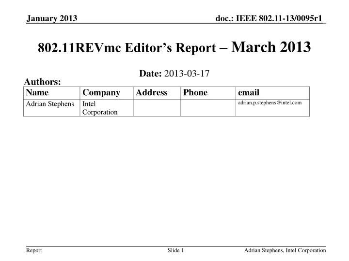802 11revmc editor s report march 2013