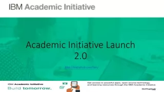 Academic Initiative Launch 2.0