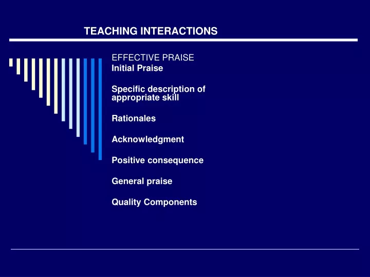 teaching interactions