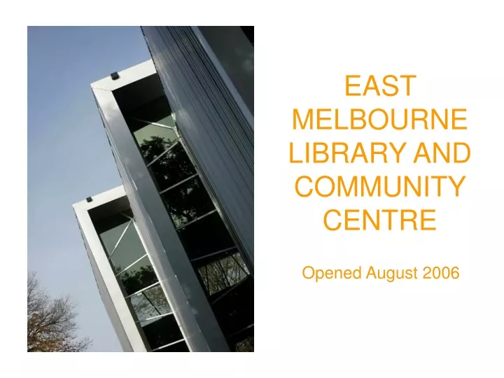 east melbourne library and community centre