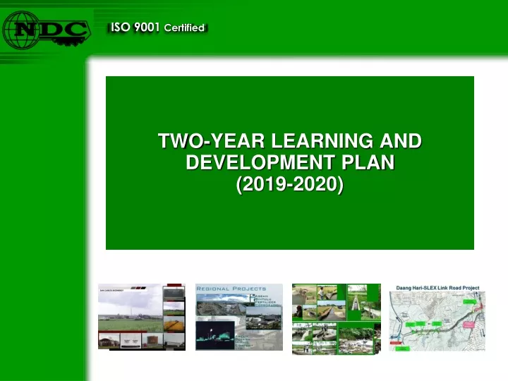 two year learning and development plan 2019 2020
