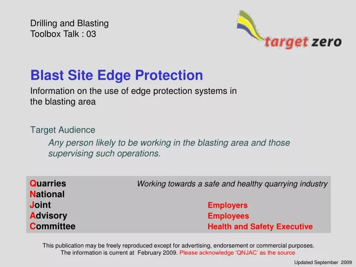 blast site edge protection