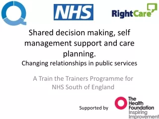 A Train the Trainers Programme for NHS South of England