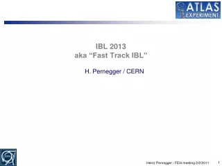 IBL 2013 aka “Fast Track IBL”