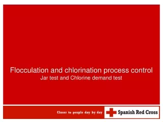 Flocculation and chlorination process control Jar test and Chlorine demand test