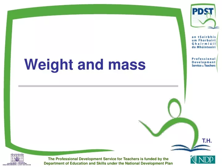 weight and mass