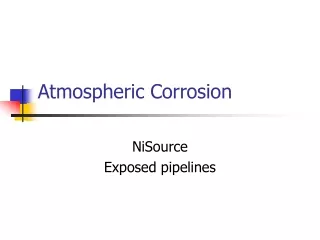 Atmospheric Corrosion
