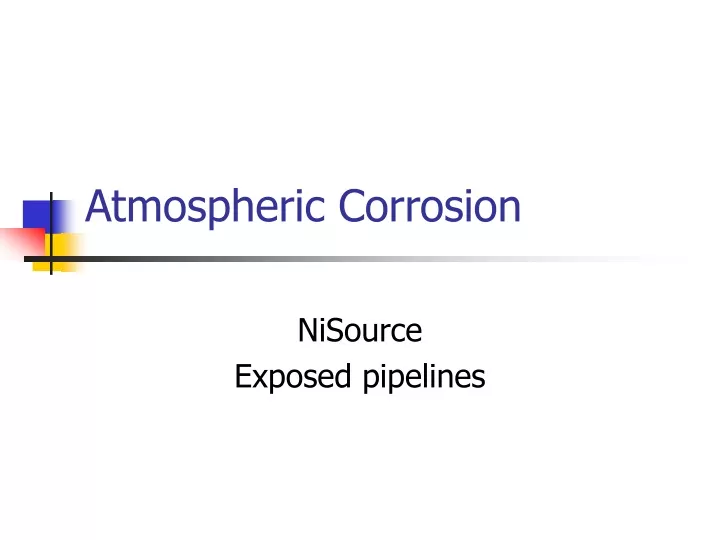 atmospheric corrosion