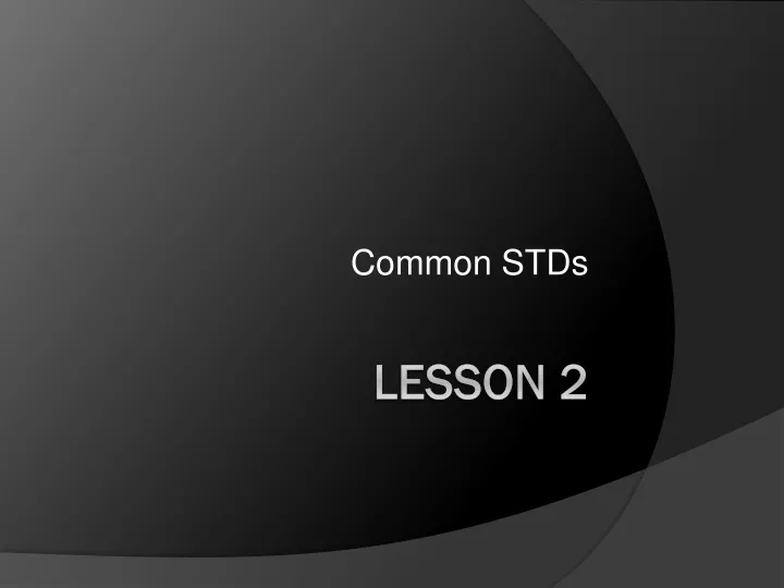 common stds