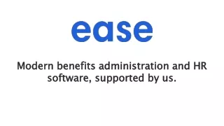 Modern benefits administration and HR software, supported by us.