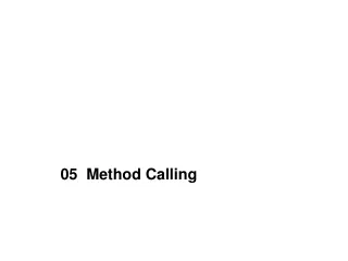 05  Method Calling