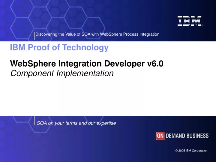 websphere integration developer v6 0 component implementation