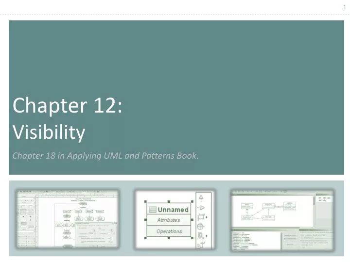 chapter 12 visibility chapter 18 in applying