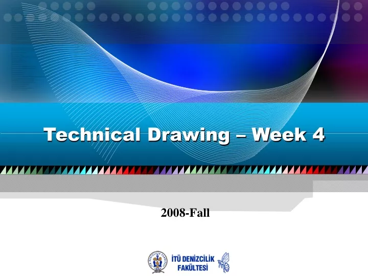 technical drawing week 4