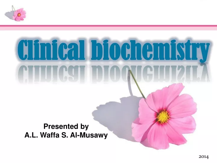 clinical biochemistry