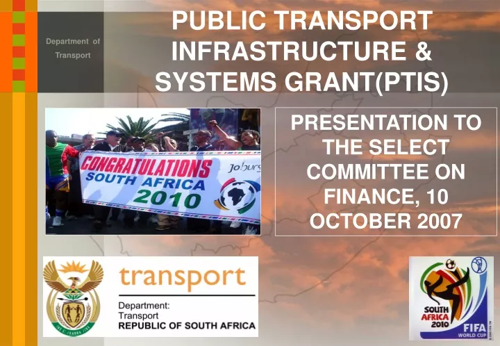 public transport infrastructure systems grant ptis