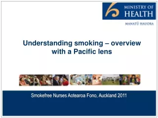 Understanding smoking – overview with a Pacific lens