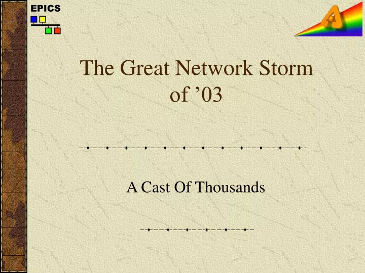 the great network storm of 03