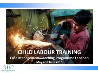 CHILD LABOUR TRAINING Case Management Coaching Programme Lebanon May and June 2015