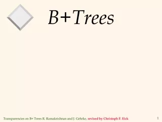 B+Trees