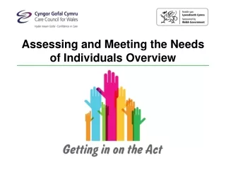 Assessing and Meeting the Needs of Individuals Overview