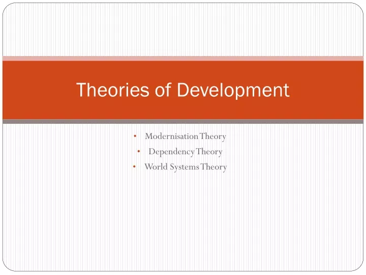 theories of development