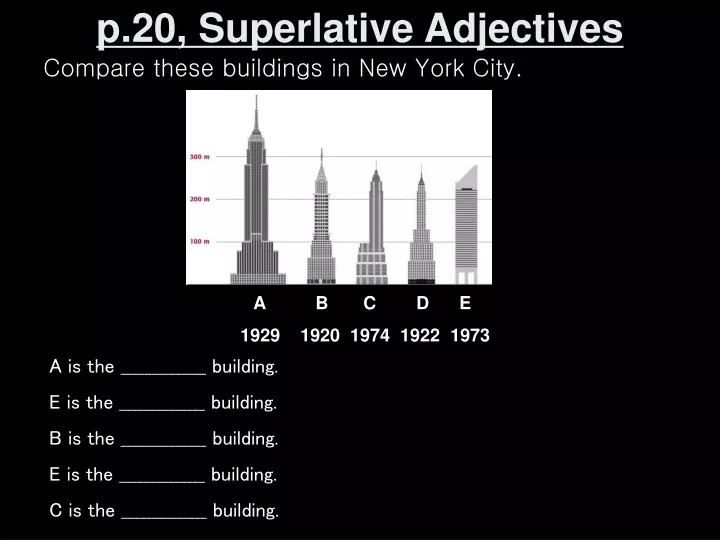 p 20 superlative adjectives