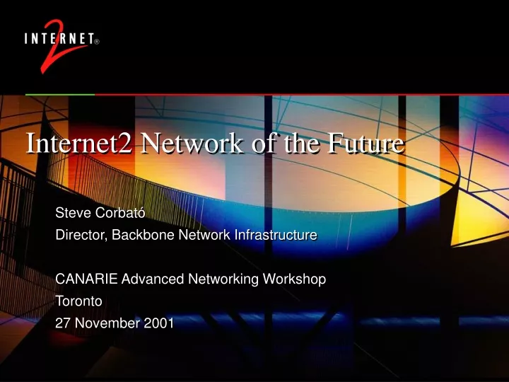 internet2 network of the future