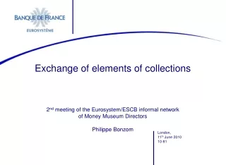 Exchange of elements of collections