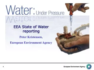 EEA State of Water reporting Peter Kristensen,  European Environment Agency