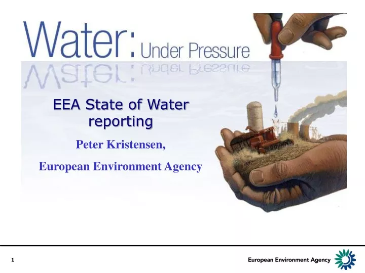 eea state of water reporting peter kristensen